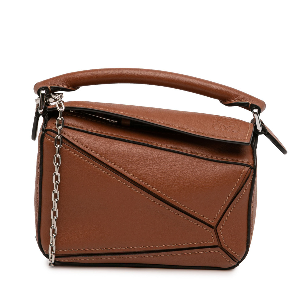 Pre-Loved LOEWE Nano Calfskin Puzzle Satchel